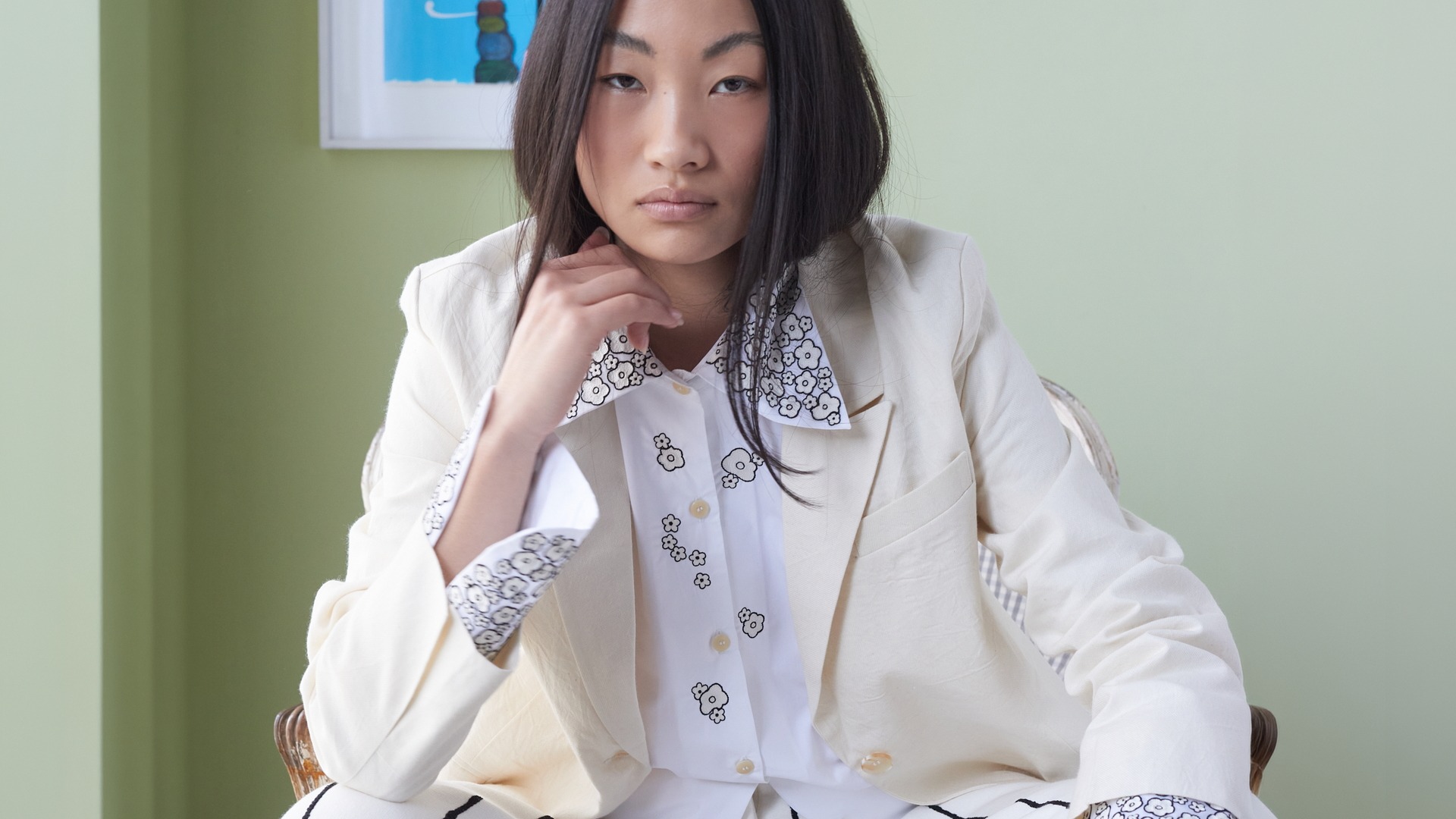 Bold hand embroidery | Jupe by Jackie